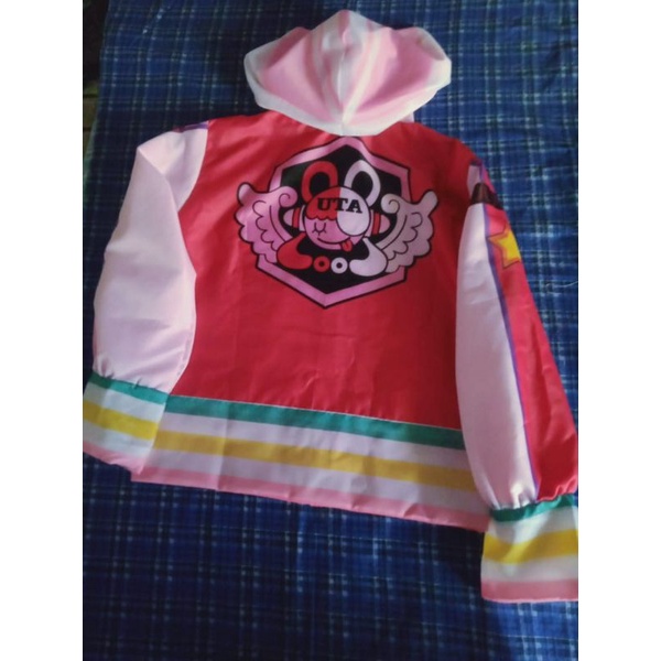 Jaket UTA One Piece Red Costum Cosplay