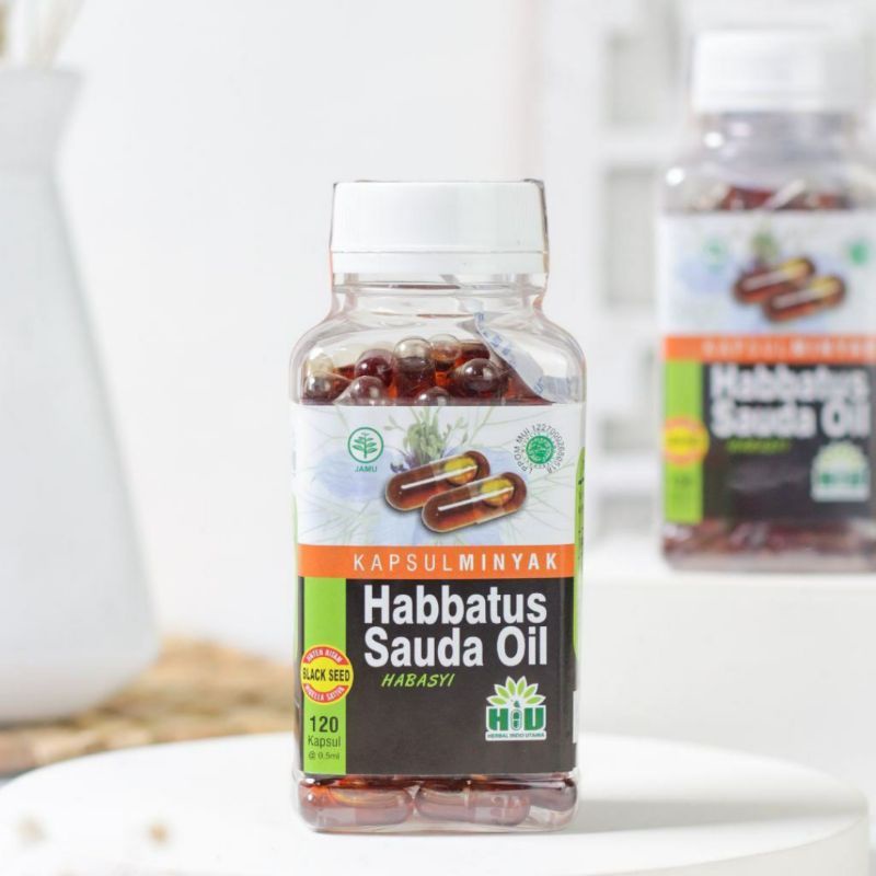 HABBATUSSAUDA OIL HIU 200 kapsul &amp; 120 kapsul Asli Habasyah