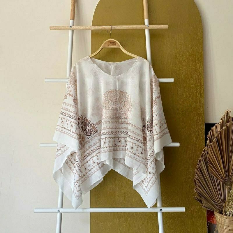 Outer kimono scraf premium-sabine white