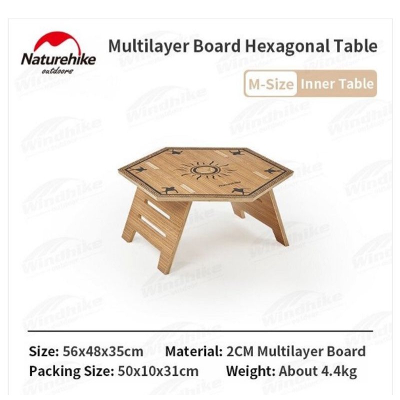 MEJA HEXAGONAL NATUREHIKE NH21JU004 [M1]
