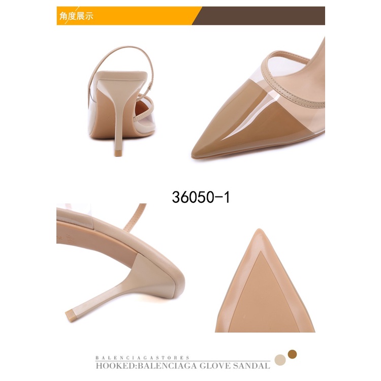 ZR Transparent High Heel Sandals 36050-1