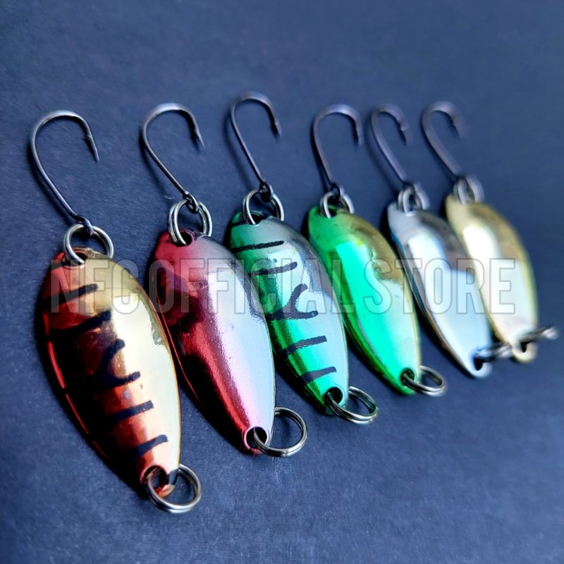 Lure Micro Spoon 3 cm 3 gram Mini Spoon BEST KILLER ACTION