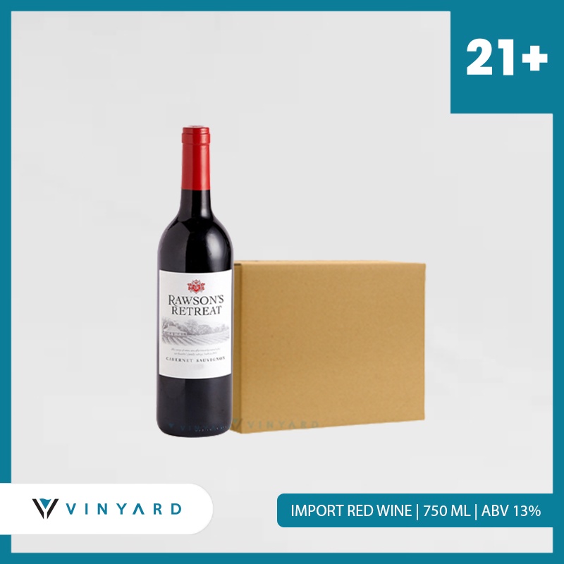 PROMO ( 12 Botol ) Rawsons Retreat Cabernet Sauvignon 750 Ml