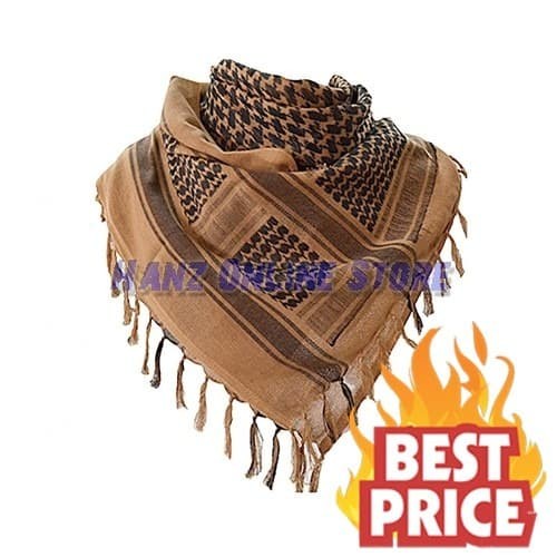 Sorban SHEMAGH FMA ARMY - SORBAN SYAL TACTICAL - COKLAT TAN(C2W5) REAL PICT Sorban Yaman Sorban Prem