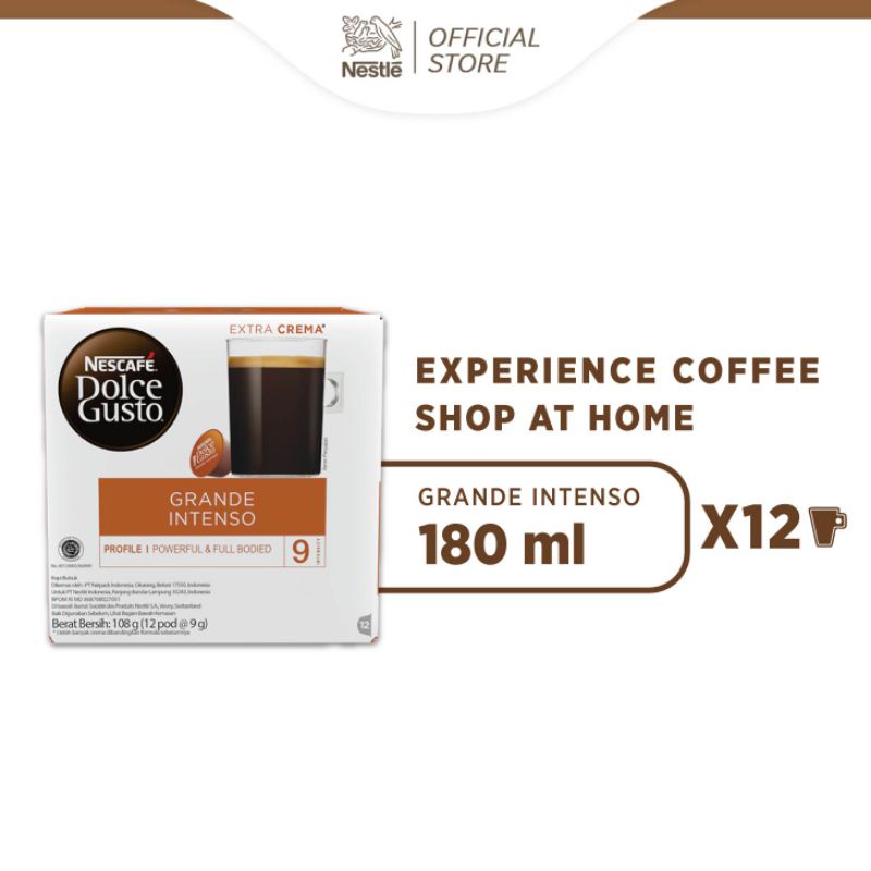 

Kopi Kapsul Nescafe Dolce Gusto Grande Intenso Coffee Capsule