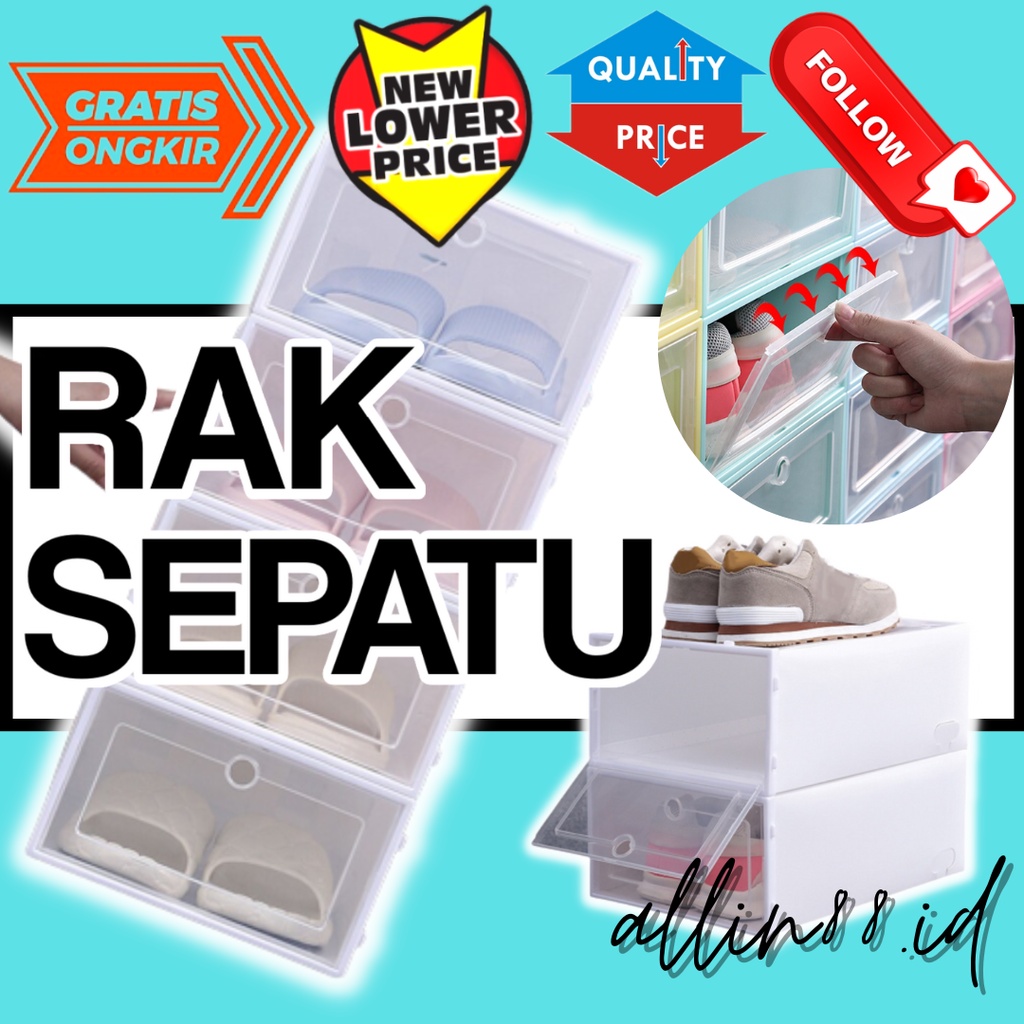 RAK SEPATU SHOES BOX SHOES RACK RAK SEPATU RAK SEPATU SUSUN RAK SEPATU MINIMALIS RAK SEPATU LIPAT RA