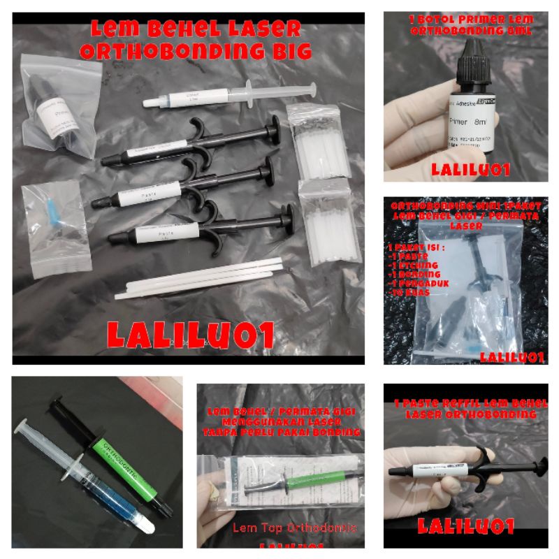 Jual Lem Orthobonding Mini Atau Besar Big Laser Lem Top Dental Ortho Behel Gigi Kawat Kuat