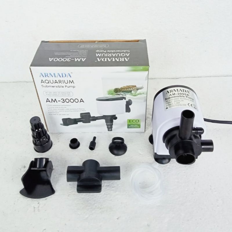 Mesin pompa power head ph ARMADA AM 3000 A filter celup aquarium waterpump water pump low watt