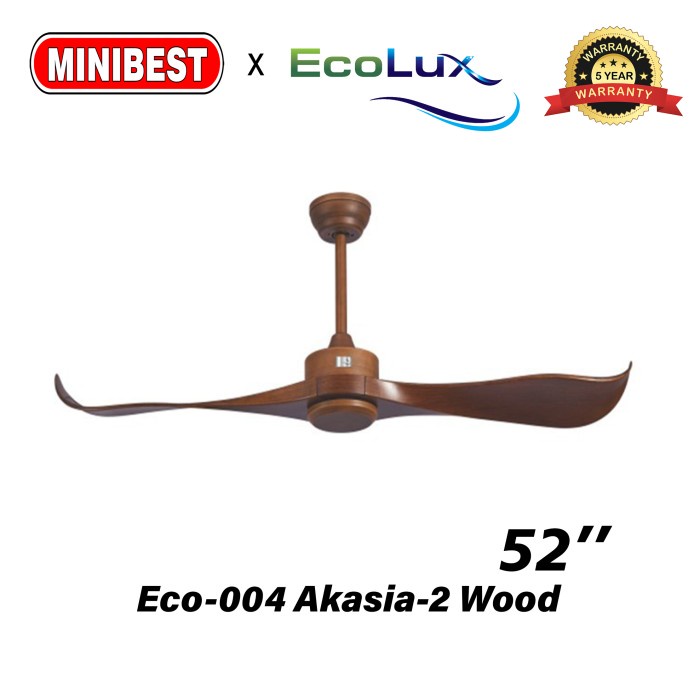 MB Ceilling fan ecolux / Kipas Angin Gantung Plafon / Eco-004 Akasia-2