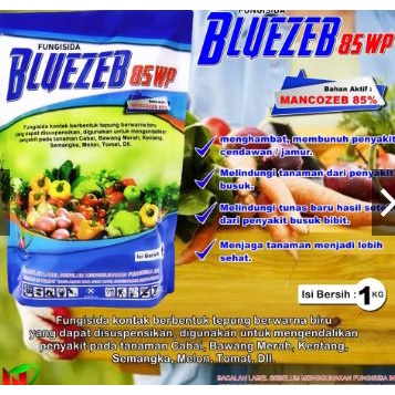 Fungisida Bluezeb Biru 85 WP Bahan Aktif Marcozeb 85%