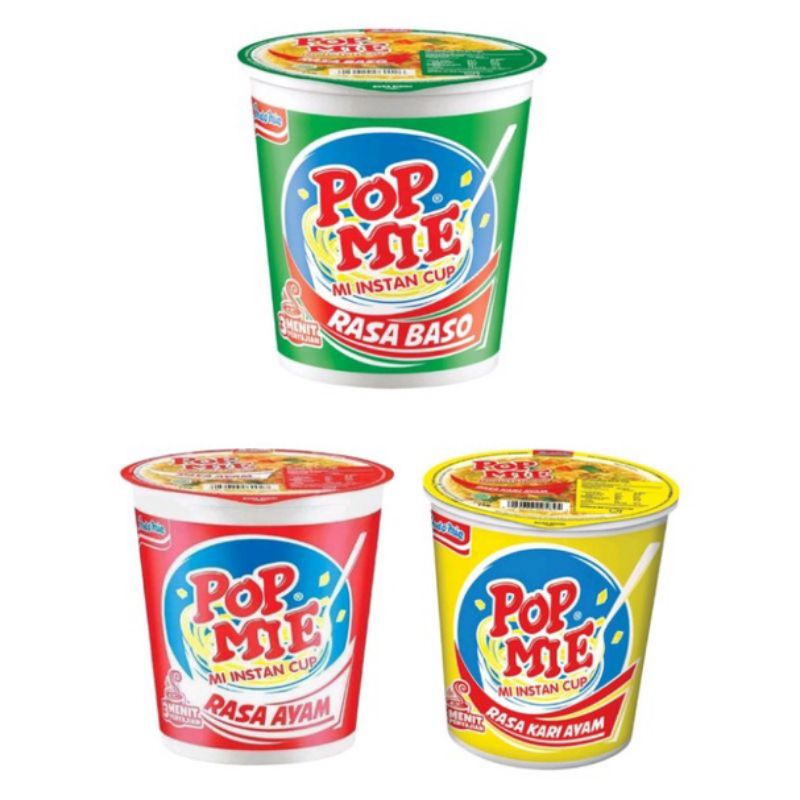 

POP MIE 75g mie instan cup gurih praktis