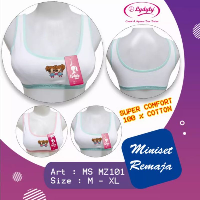 MINISET  REMAJA &amp; BRA ANAK PEREMPUAN LYDYLY MZ101/MZ106 MEREK LYDYLY