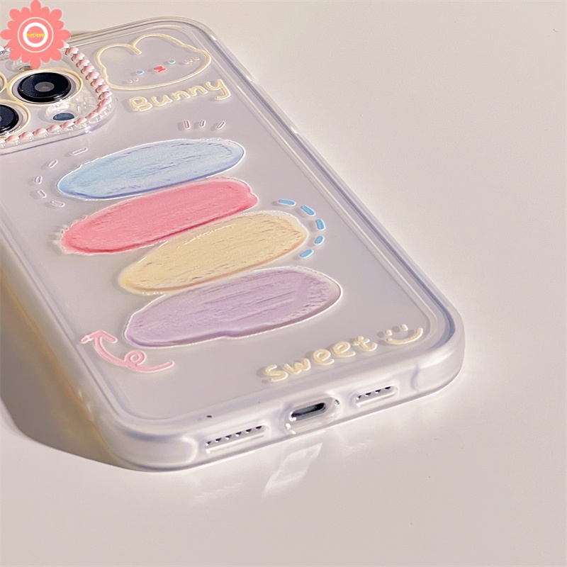 Soft Case Motif Lukisan Minyak Kelinci Untuk Samsung A32 A50 A52 A03s A12 A52s M23 A22 A51 A13 A02s A50s A02 A03 A21s A20s A23 A30s A22 A51 A13 A33 A11 A73 A10 M32