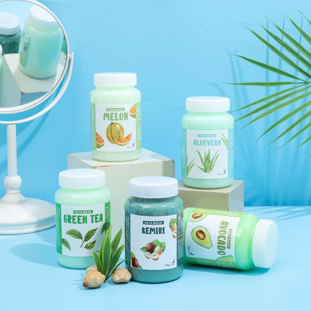 Kanzo - [BPOM] Hair Mask Creambath Ala Salon 300ml / Masker Rambut Creambath 300ml / Masker Rambut Hair Mask 300ml
