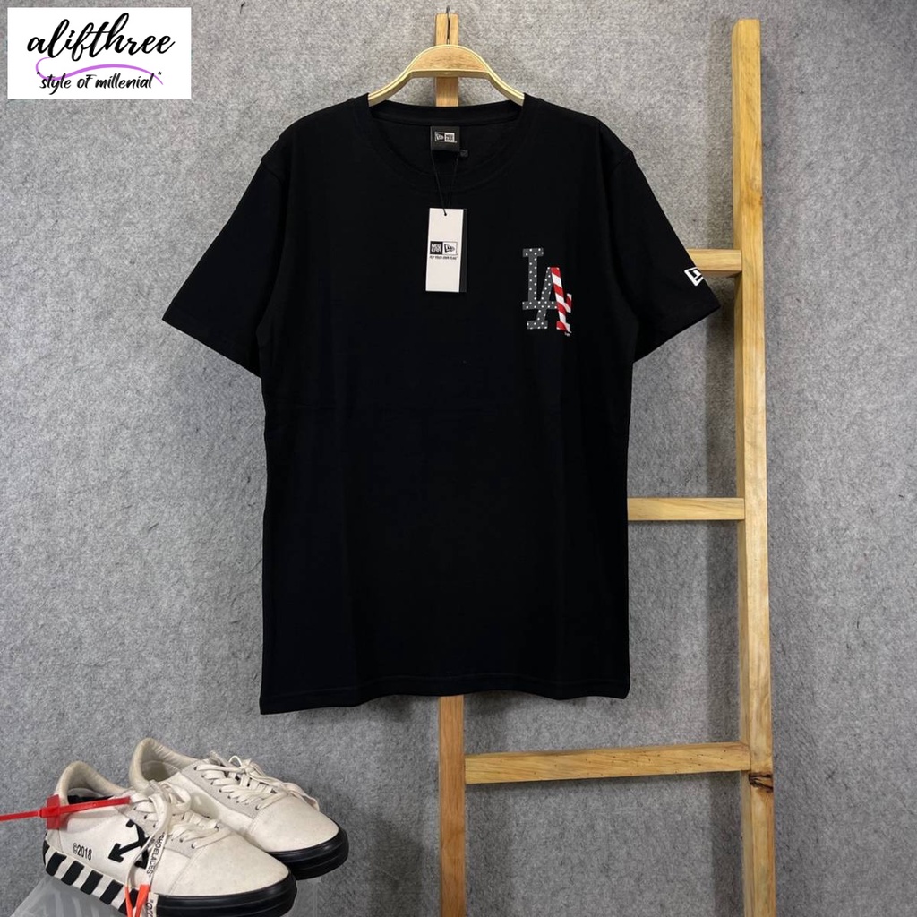 KAOS TSHIRT NY MLB NBA NEW LOGO LA AMERIKA LENGAN PENDEK MIRROR