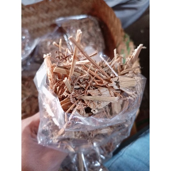

daun ciplukan kering siap godok / rebus