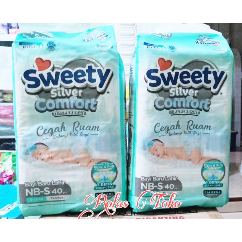 Pampers Sweety Newborn silver comfort NB-S 40