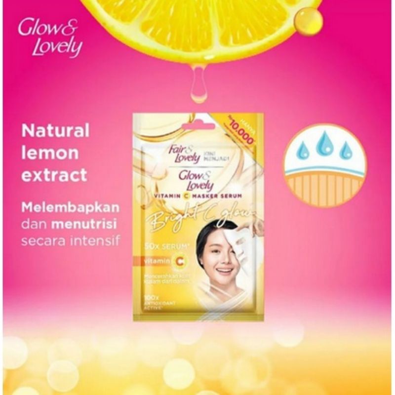 Fair &amp; Lovely Vitamin C Serum Sheet Mask 20gr