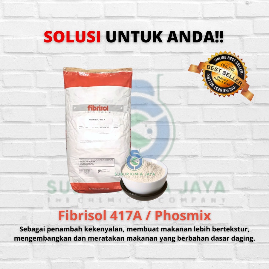 

HG Fibrisol 417A gr / Phosmix / Pengenyal Bakso / Sosis/ Nuget / BR