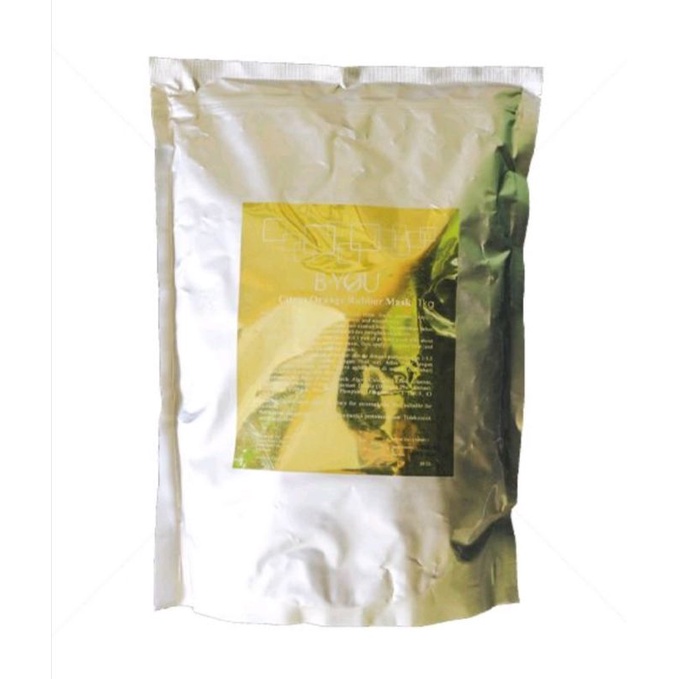 Masker wajah Citrus Orange Rubber Mask b you masker karet 1kg