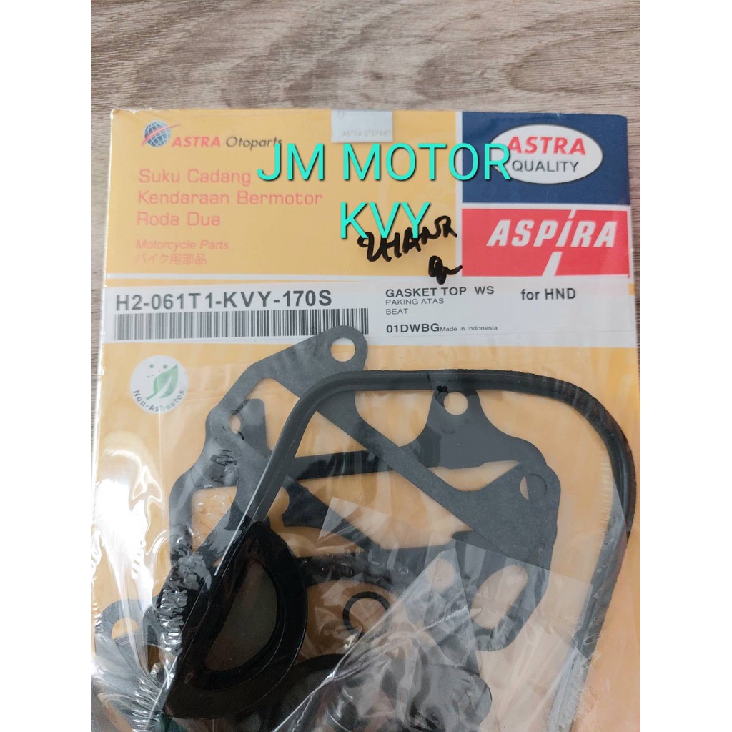 PAKING TOP SET BEAT KARBU ASPIRA