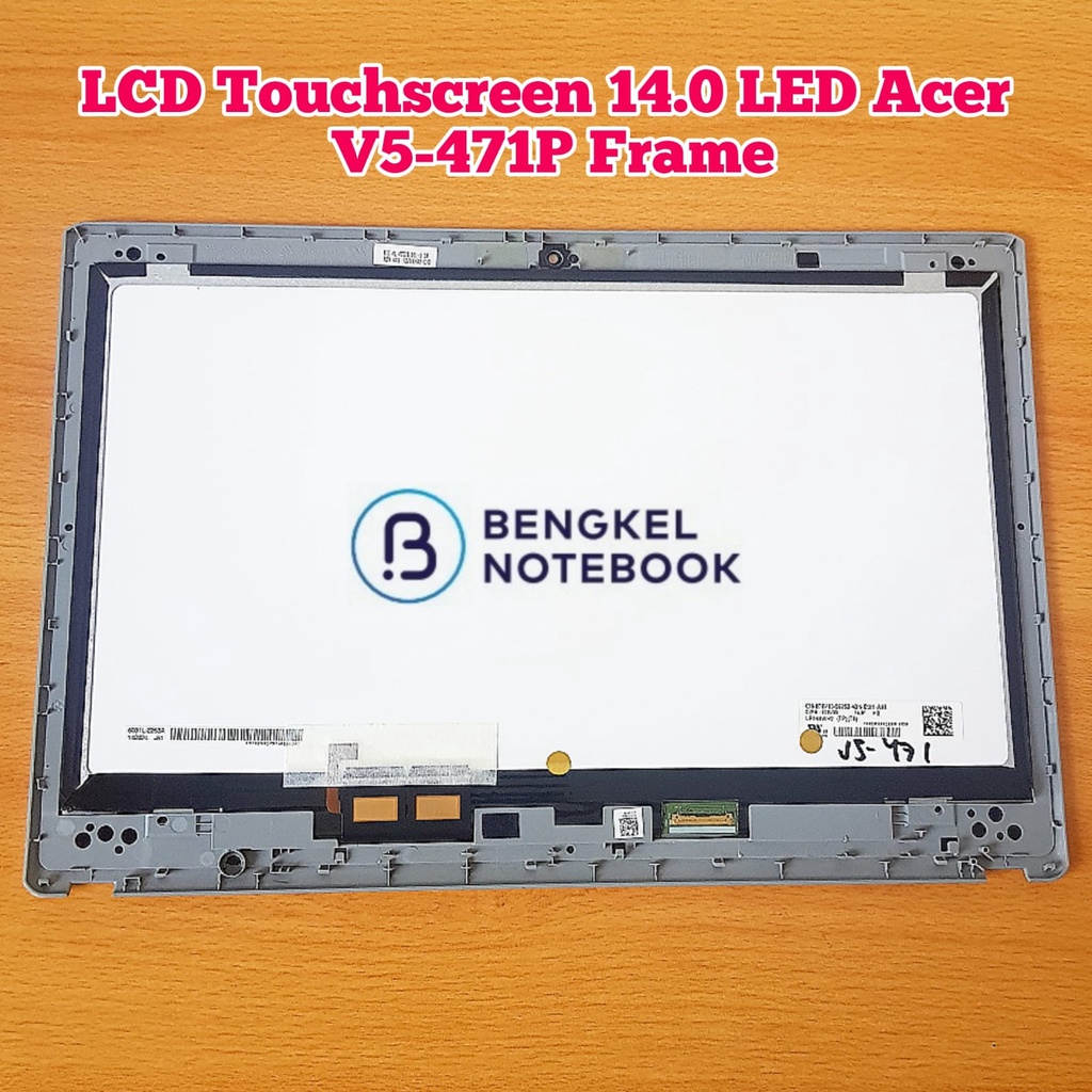 LCD Touchscreen 14.0&quot; WXGA LED Acer V5-471P V5-431P  Frame