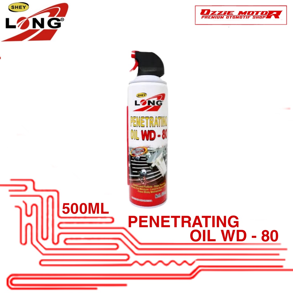 LONG PENETRATING OIL WD-80 500ml PELUMAS ANTI KARAT MULTIFUNGSI