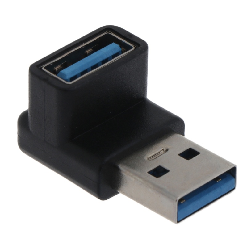 Cre New 90derajat USB 3.0 A Male To Female AM/Untuk AF Adaptor Siku Kanan Konek USB