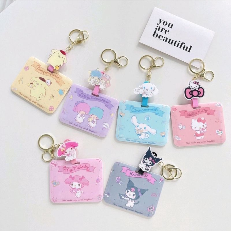 

(snowandbelle) lanyard / tempat kartu sanrio