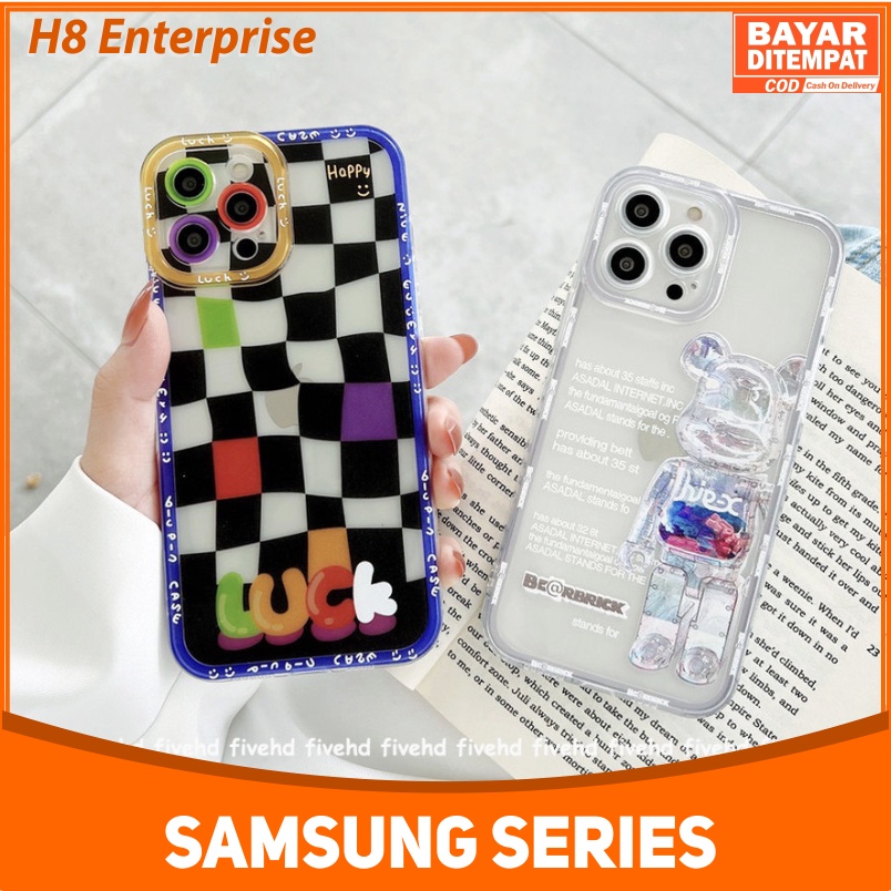 Casing Samsung A04S Case Lucky Kaws Silicon Premium