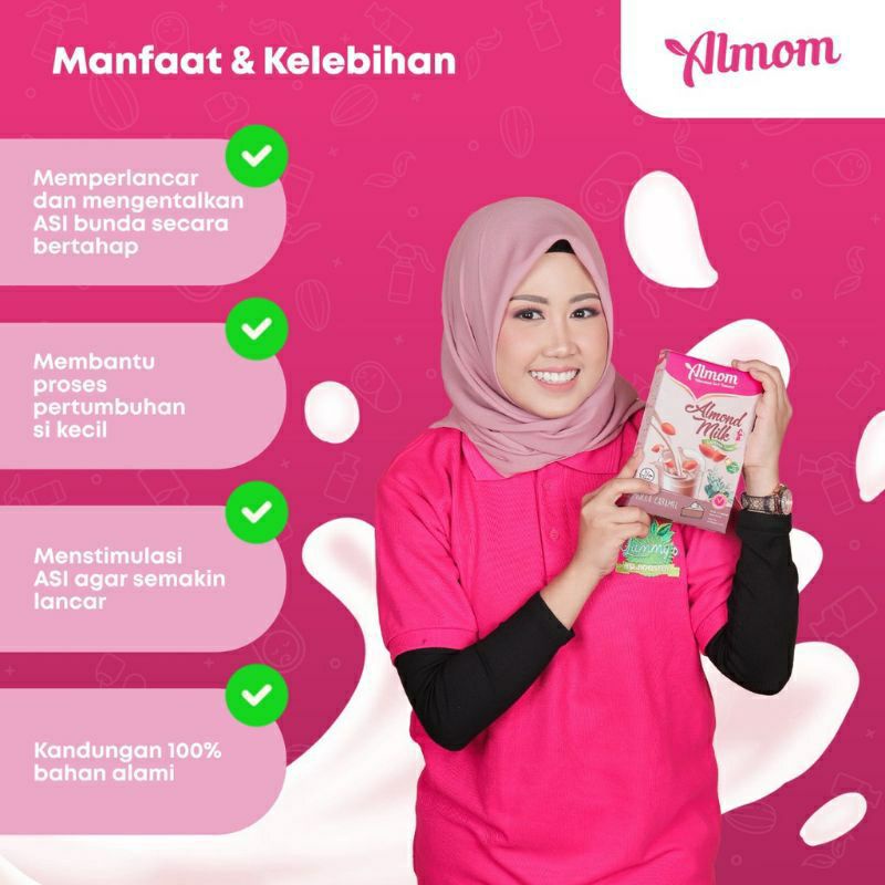 Yummys Almond Almom Booster Milk / Pelancar ASI