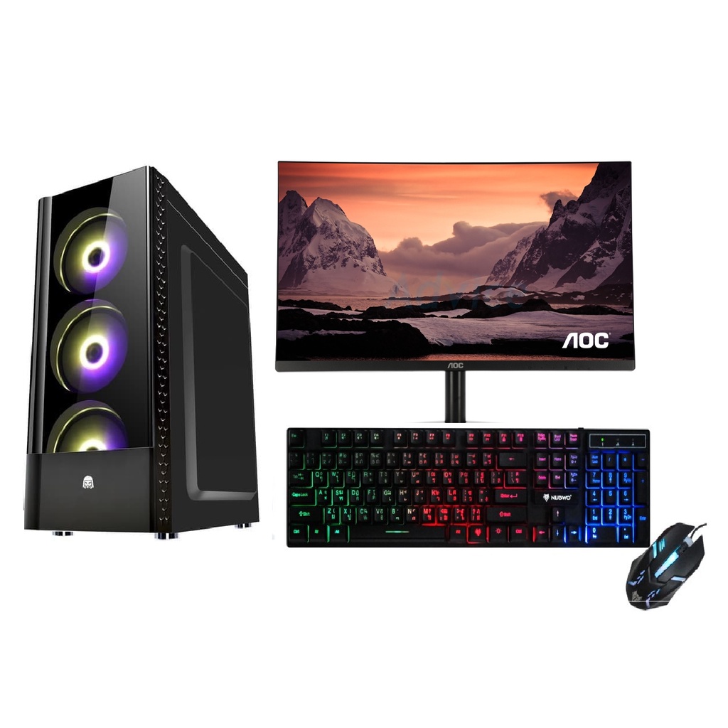 FullSet PC Gaming Intel i5 3470 I GTX 1650 4GB I 16GB I SSD 120 I Gaming Mantap