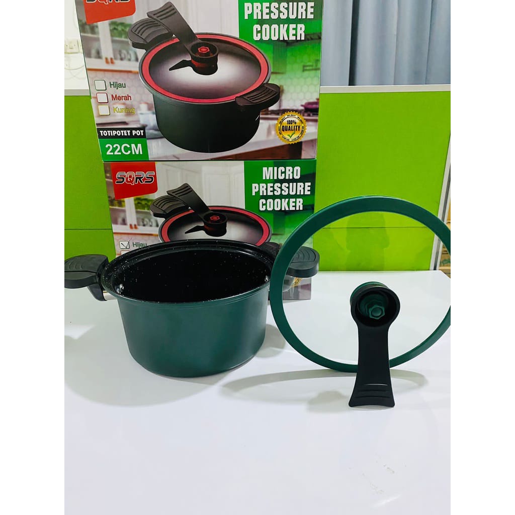 Panci Presto 3.5 Liter Pressure Cooker Pot Anti Lengket