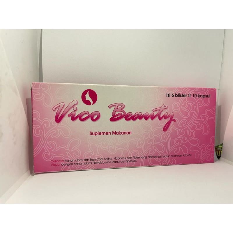 Vico beauty mencerahkan dan membuat kulit bersinar collagen + vitamin C