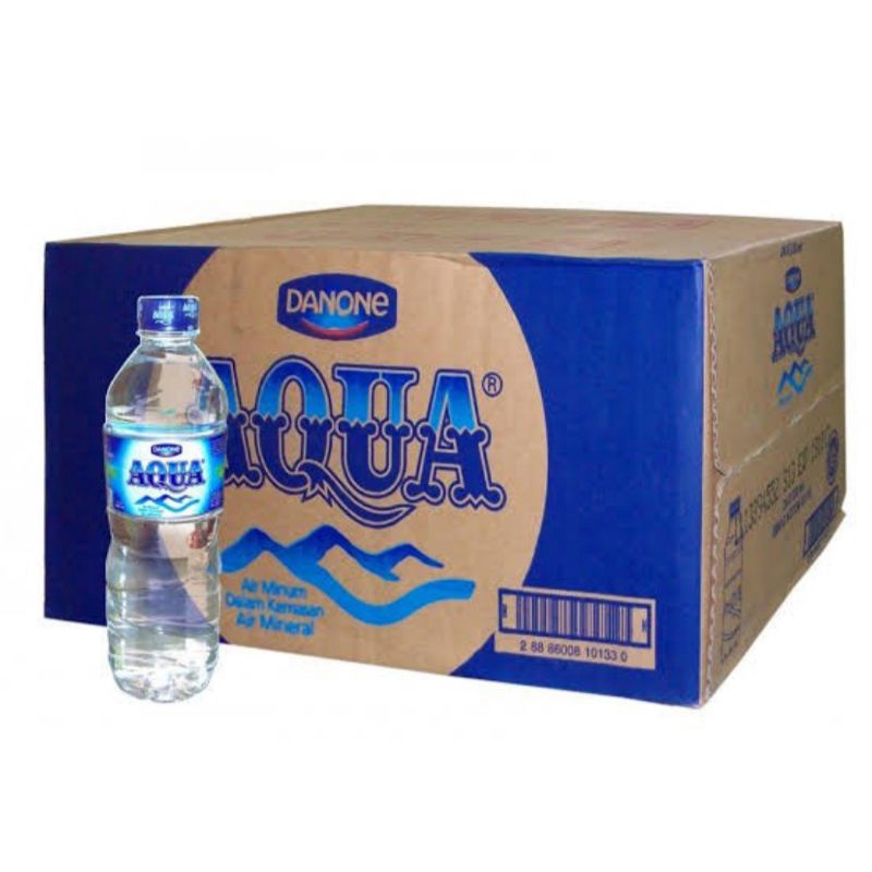 

Air Mineral Aqua 600ml 1 karton dus - Sembako Jogja