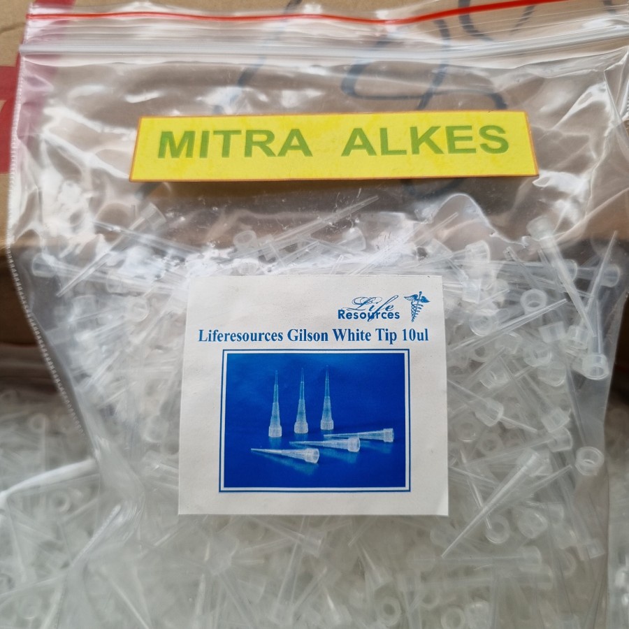 White Tip 10 ul. Tip Putih 10ul. WhiteTip 10 micro liter.