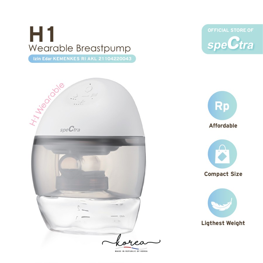 Spectra Pompa ASI Elektrik H1 - Wearable Electric Breastpump