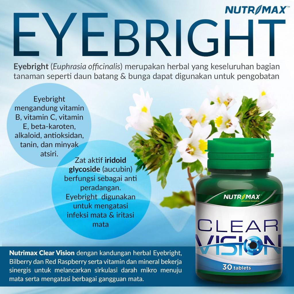 Nutrimax Clear Vision Suplemen atau Vitamin Mata 30 Tablet