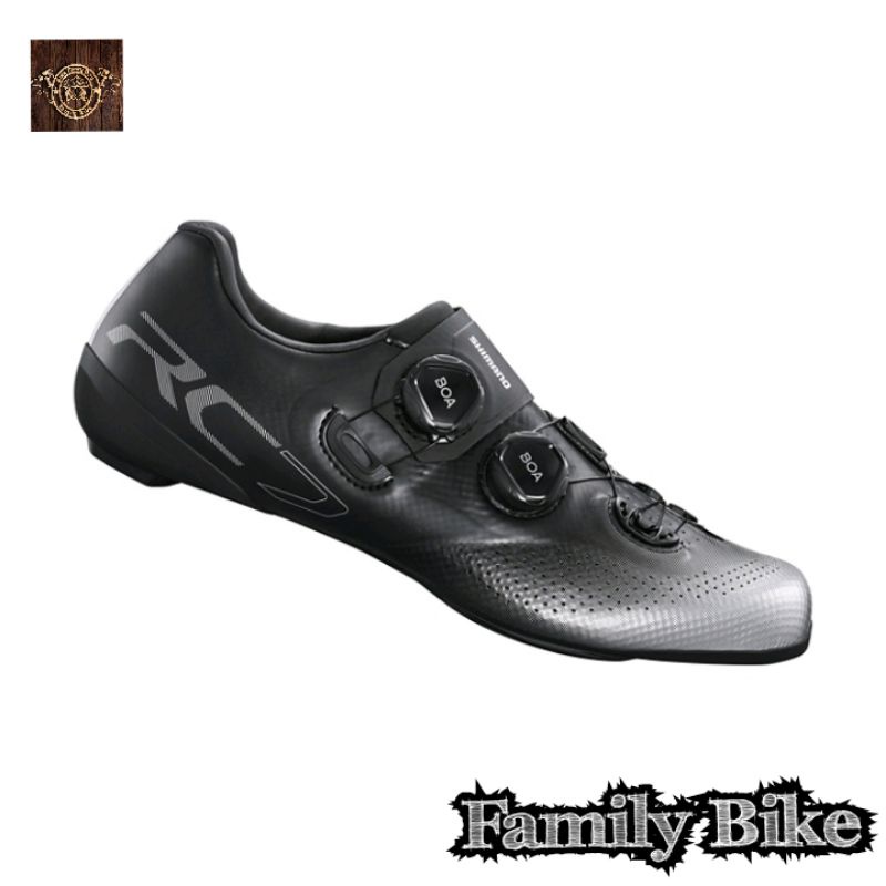 Shimano RC7 SH-RC702 Black White - Sepatu Cleat Shimano RC7 Road Bike