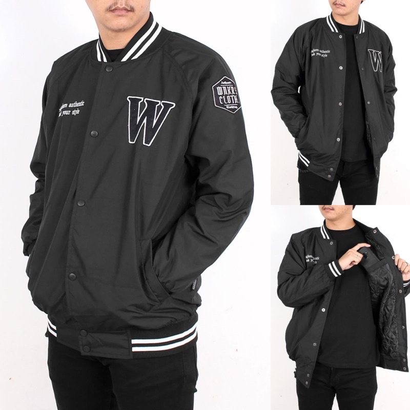 JAKET PARASUT VARSITY BIG LOGO