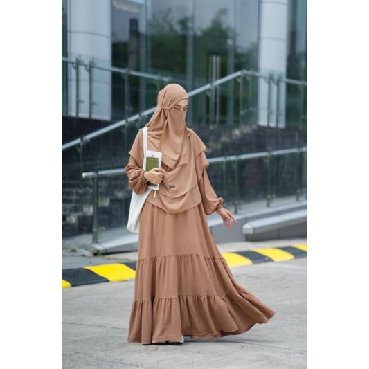 The Sarah Dress Azda crinkle