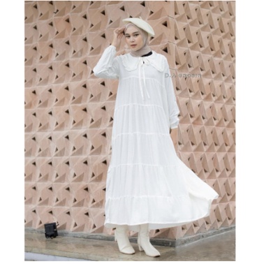 GAMIS PUTIH / DRESS PUTIH / GAMIS WARNA PUTIH / GAMIS PUTIH JUMBO / GAMIS JUMBO PUTIH