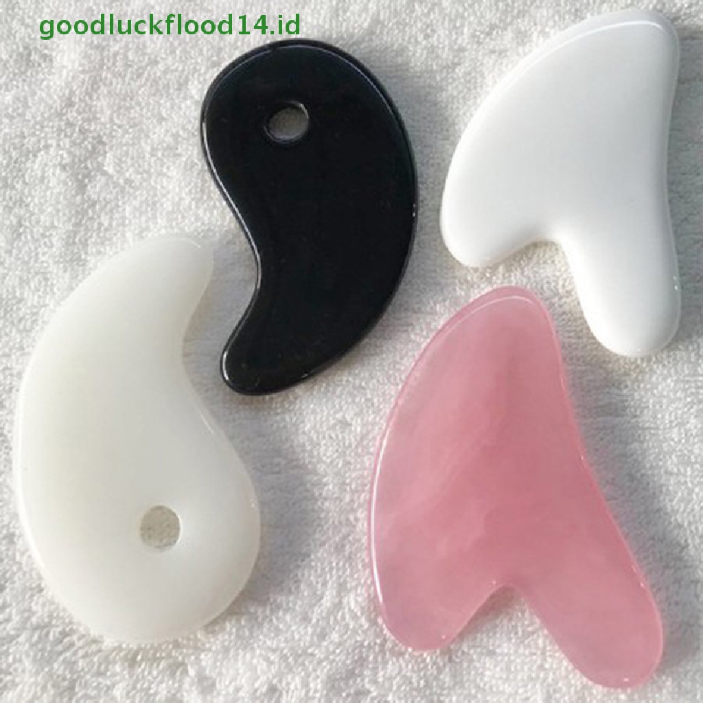 (GOOGFOUR) Alat Pijat gua sha Untuk Wajah / Tubuh