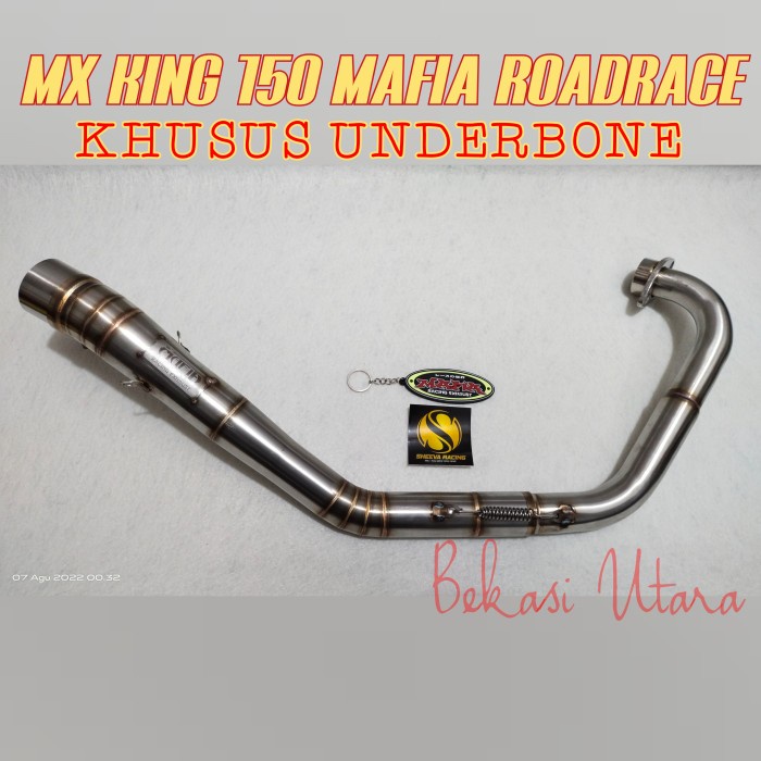 Leher Header Jupiter Mx King Ngaceng Roadrace Header Ngaceng Mx King