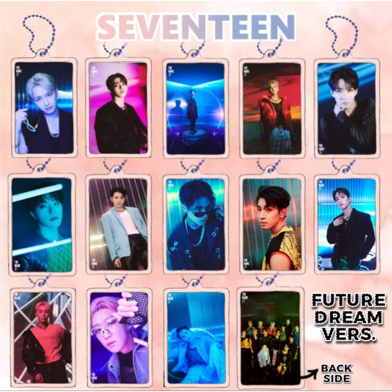 Seventeen The Name 17 Acrylic Clear Keychain Gantungan Kunci Akrilik (BACA DESKRIPSI)