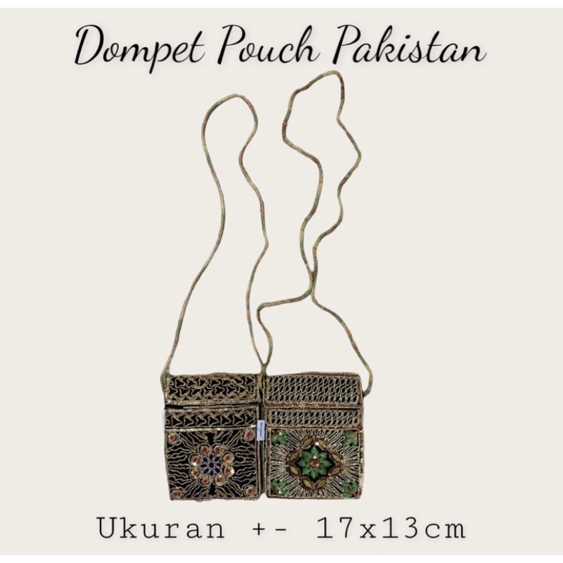 Pouch / Tas Kecil / Dompet Pakistan, oleh-oleh haji umroh