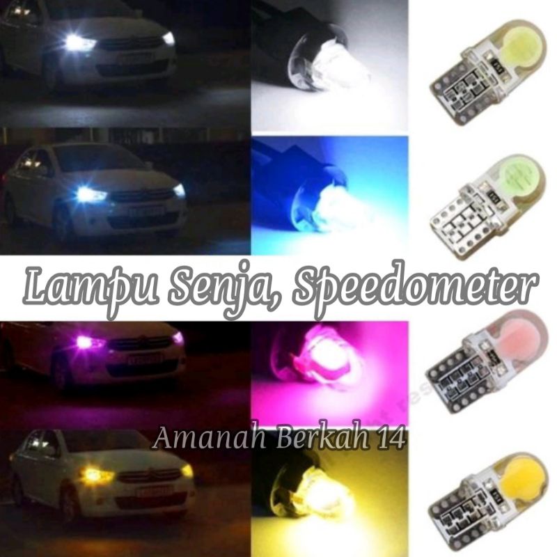 Jual Lampu Senja Sen Jelly Cob T Lampu Speedometer Lampu Plafon Lampu Kabin Warna Kedap