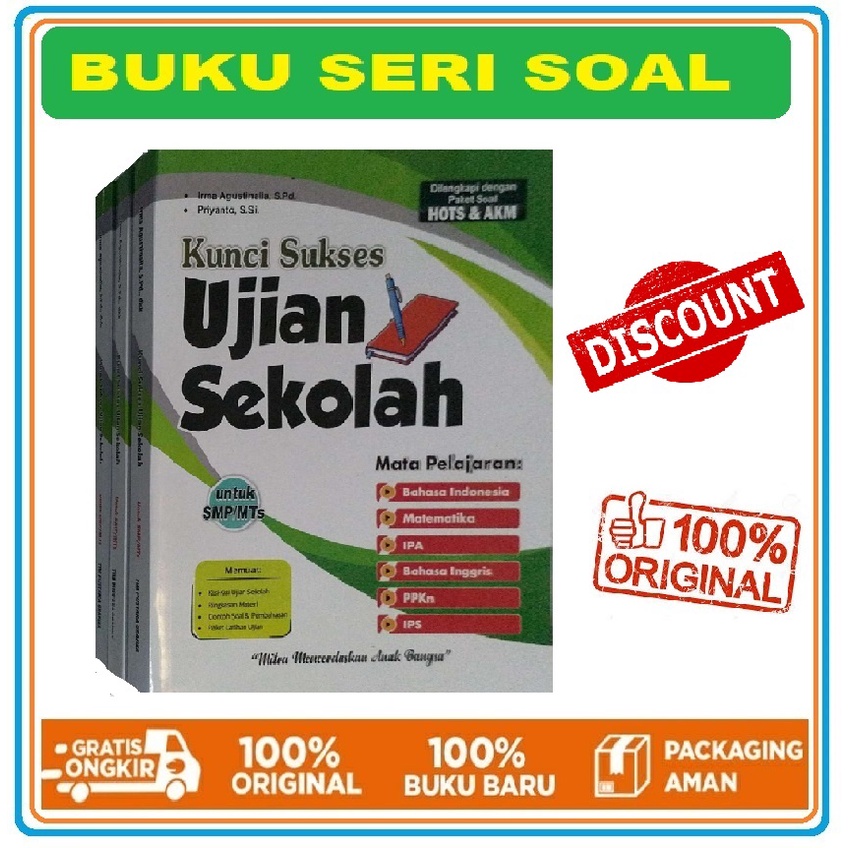 Buku KUNCI SUKSES UJIAN SEKOLAH SMP / MTS Kelas 9 - Pustaka Grafika