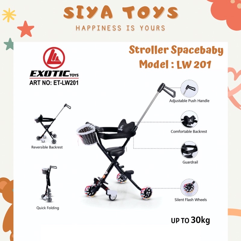 SIYA ✨ FREE KARDUS &amp; BUBBLEWRAP EXOTIC EZZY PMB MAGIC STROLLER MICRO TRIKE 5 RODA LW 002 001 001-1 005 105 101 201 007 011 003 112 116 132 PMB S 05 EZ 01 EZ 03 SEPEDA DORONGAN ANAK