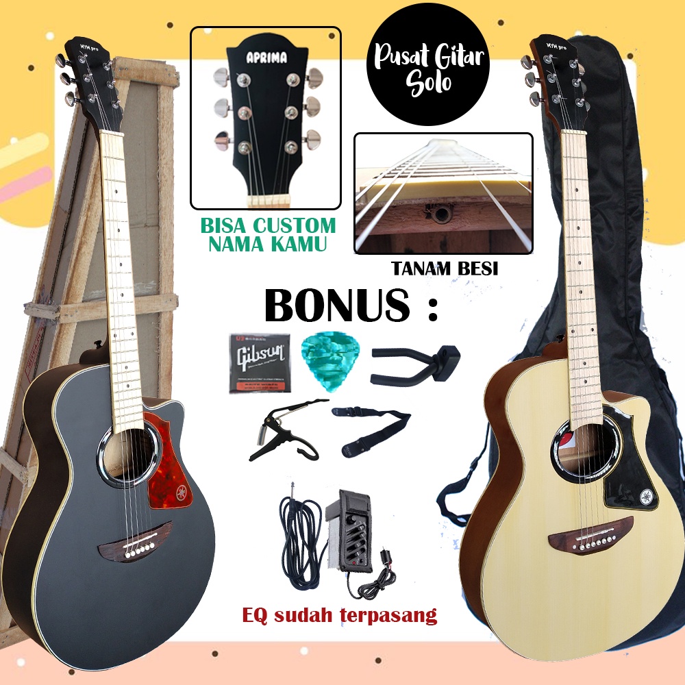 Gitar APX Custom Akustik Double Run Bergaransi